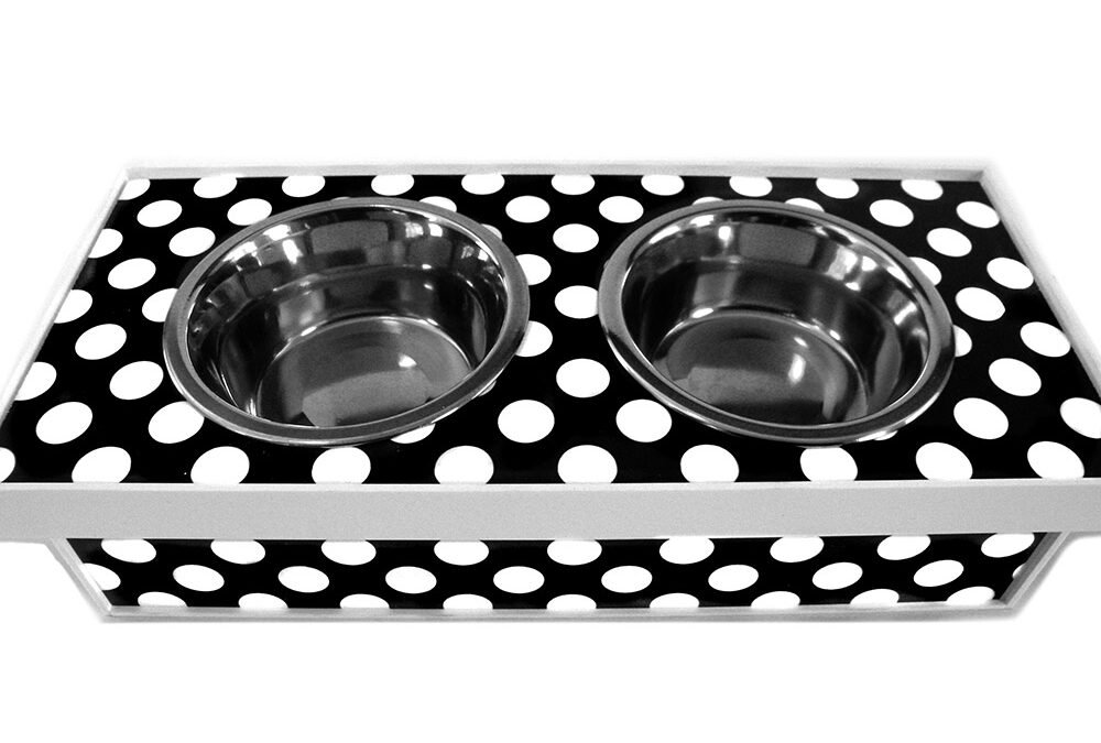 black-and-white-polka-dot-pet-dish-3
